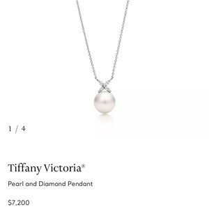 Elegant Silver Pearl Necklace